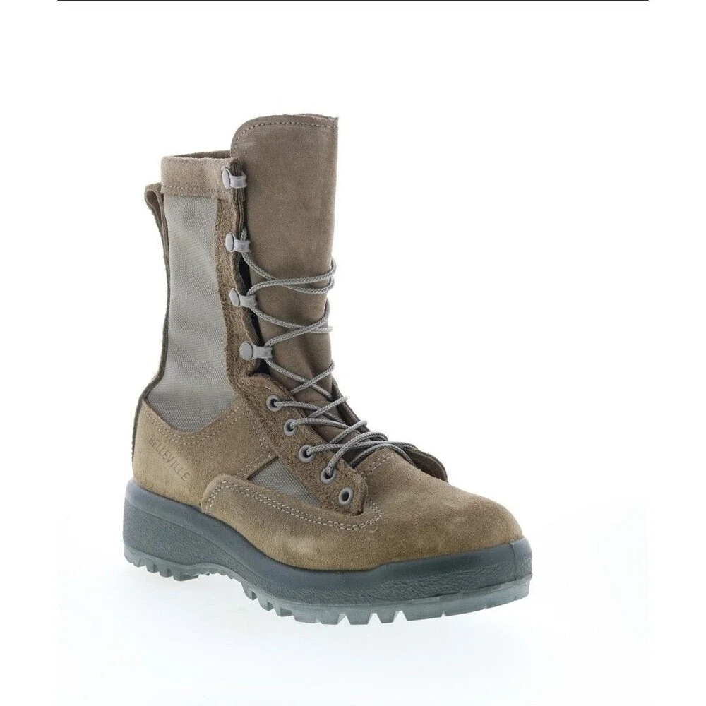 Belleville 600ST Sage Green Combat Boot Men 10.5 SteelToe USA Military Issue